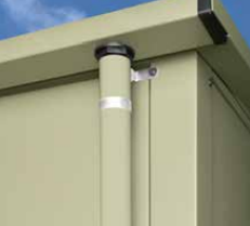 Regenbuis Decograin Golden Oak incl. bevestigingsset